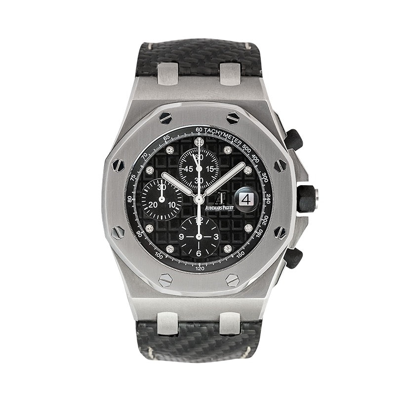 Audemars Piguet Royal Oak Offshore 42 Steel with Custom Dial and Custom Carbon Fiber Strap 26470ST.OO.A101CR.01