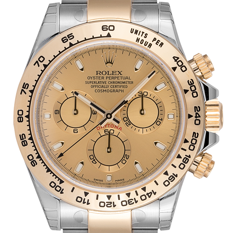 Rolex Cosmograph Daytona Stainless Steel and 18ct Yellow Gold Champagne/Index 116503