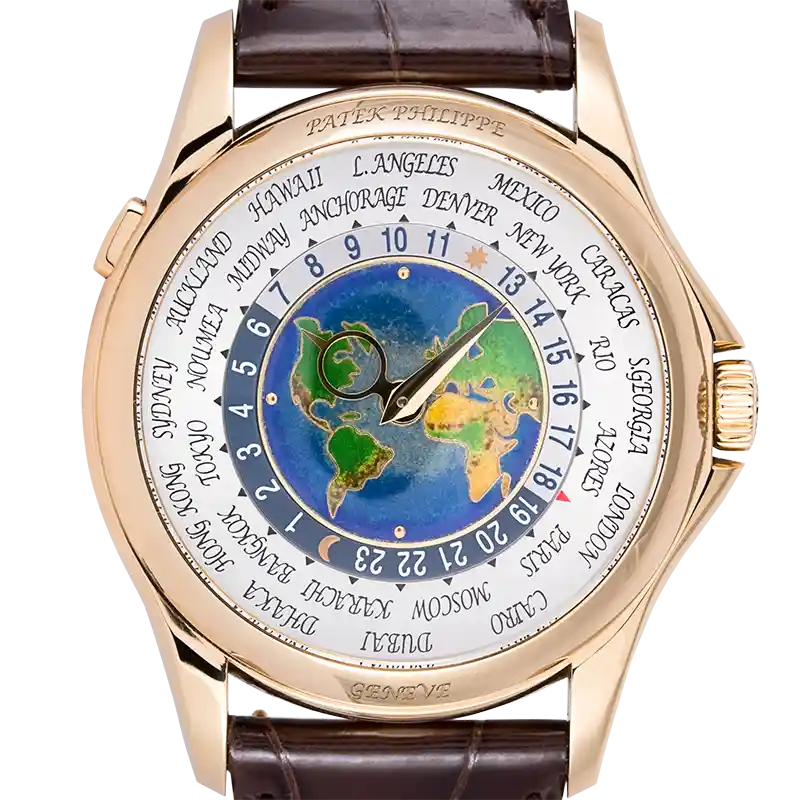 Close up - PP Complications World Time Yellow Gold 5131J-001