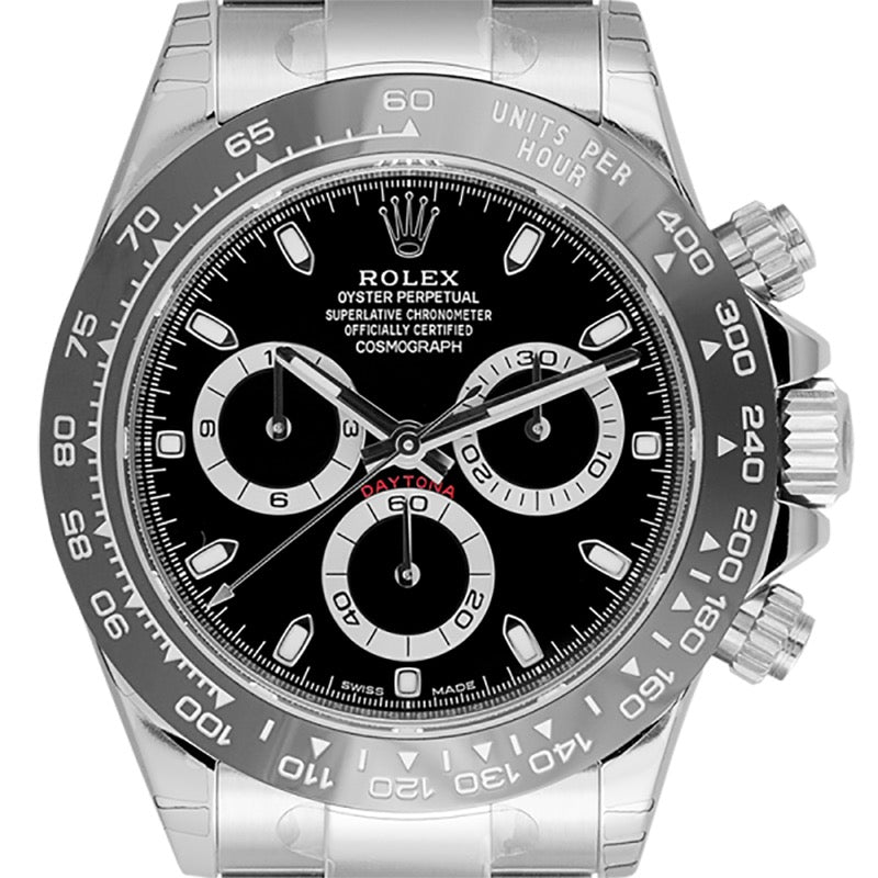 Rolex Cosmograph Daytona Stainless Steel Black Dial 116500LN