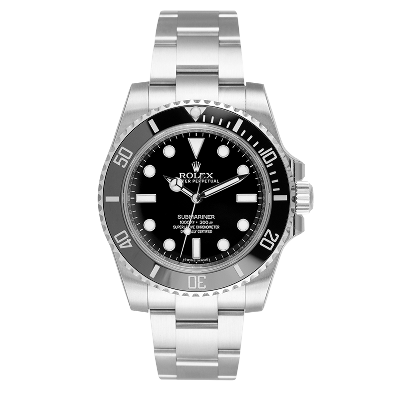 Rolex Submariner Stainless Steel Black/Index 114060