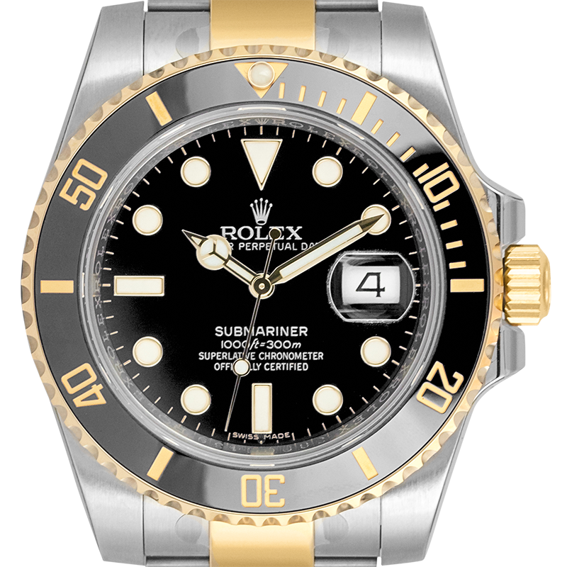 Rolex Submariner Date 40mm Steel and Yellow Gold Black Dial 116613LN