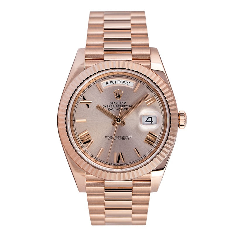 228235 Rolex Day-Date 40 228235 Everose Gold Unisex Watch