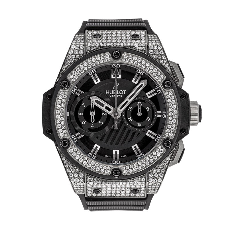 Diamond Set Hublot Big Bang 48mm King Power Foudroyante Zirconium 715.ZX.1127.RX Limited Edition