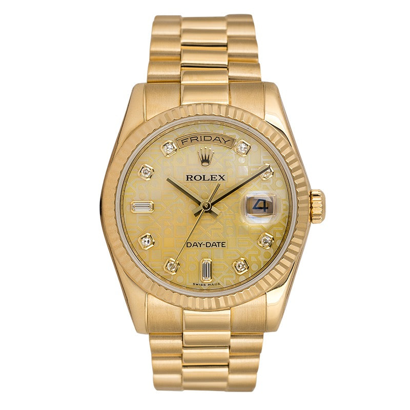 Rolex Day-Date 36 18ct Yellow Gold 118238