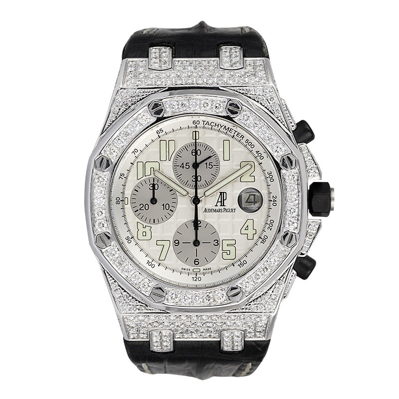 Audemars Piguet Royal Oak Offshore 42mm Diamond Set with White Dial 25940SK.OO.D002CA.02