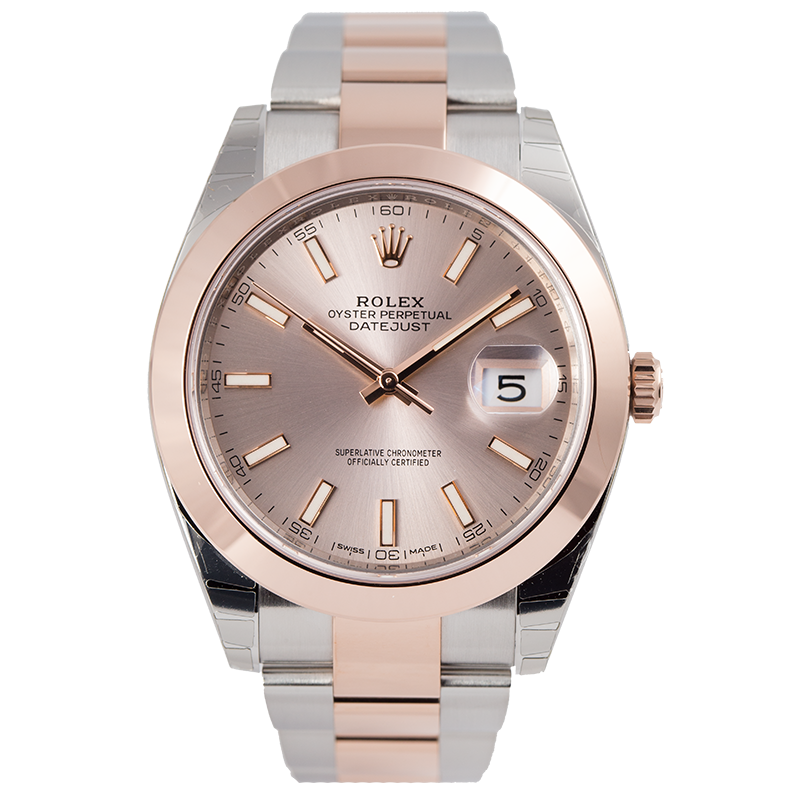 Rolex DateJust II 41 Steel and Everose Gold Oyster 126301