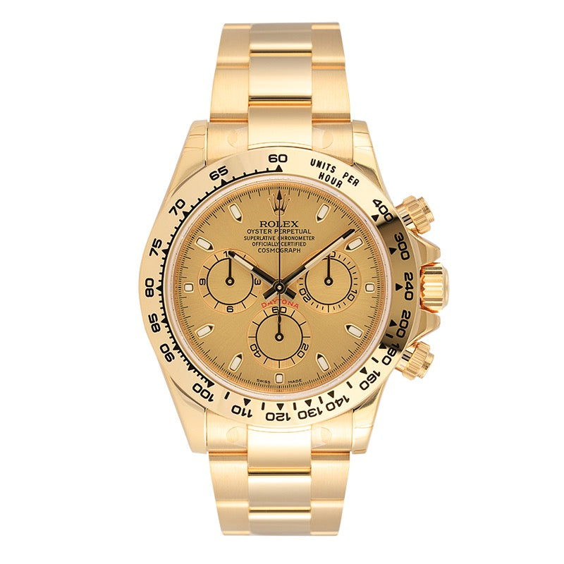 Rolex Cosmograph Daytona 18ct Yellow Gold with Champagne Dial 116508