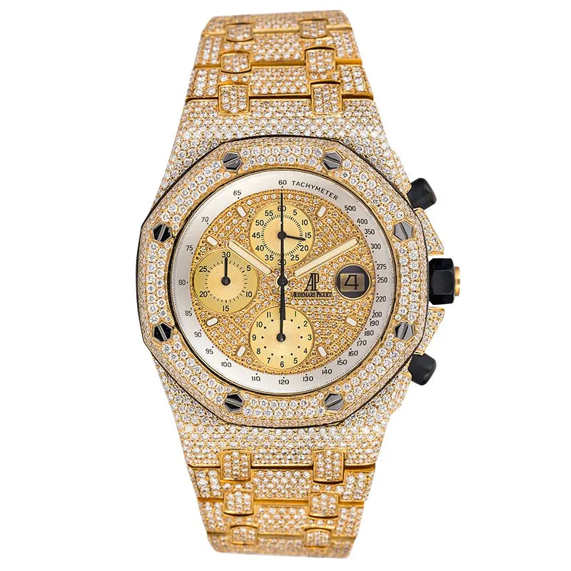 Full view of AP Royal Oak Offshore 42mm Yellow Gold 25721BA.OO.1000BA.03.A