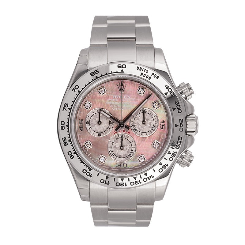 Rolex Daytona 18ct White Gold MOP/Diamonds Dial 116509