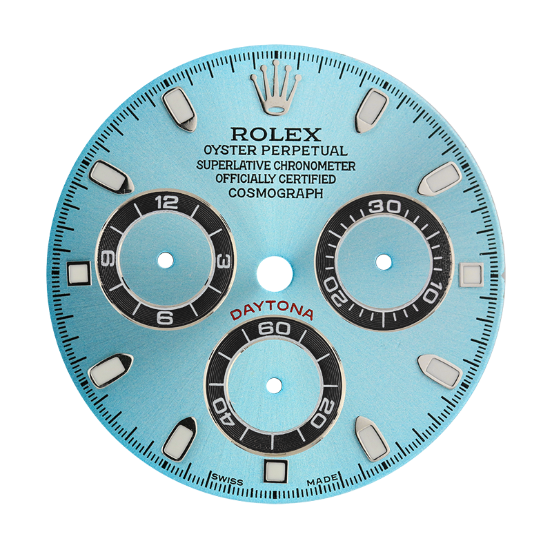 Rolex Daytona Ice Blue/Black Custom Dial