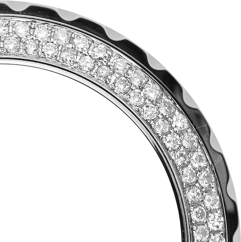 Chanel J12 41mm Round Brilliant Diamonds Custom Bezel