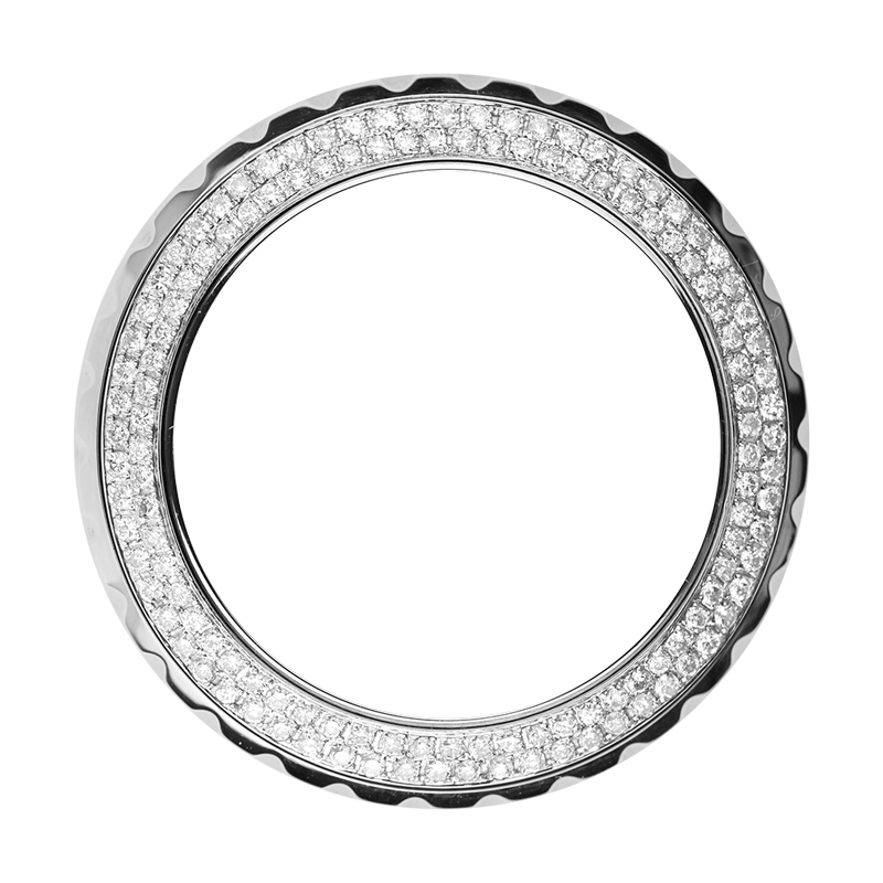 Chanel J12 41mm Round Brilliant Diamonds Custom Bezel