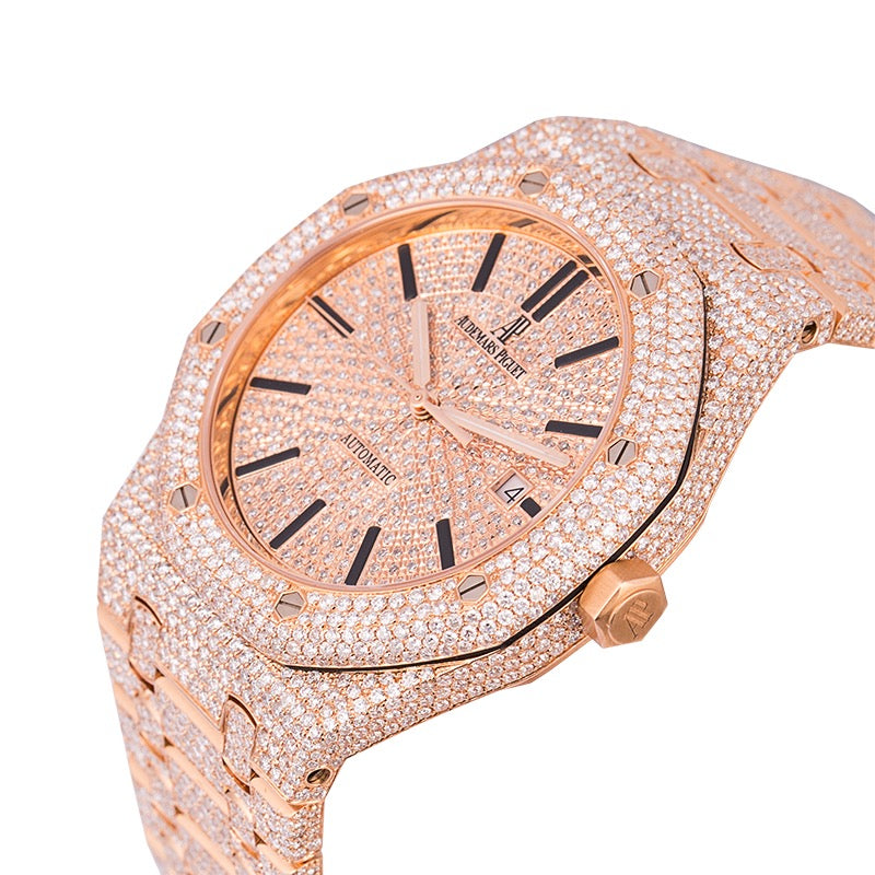 Audemars Piguet Royal Oak 41 Rose Gold Micro Diamond Set