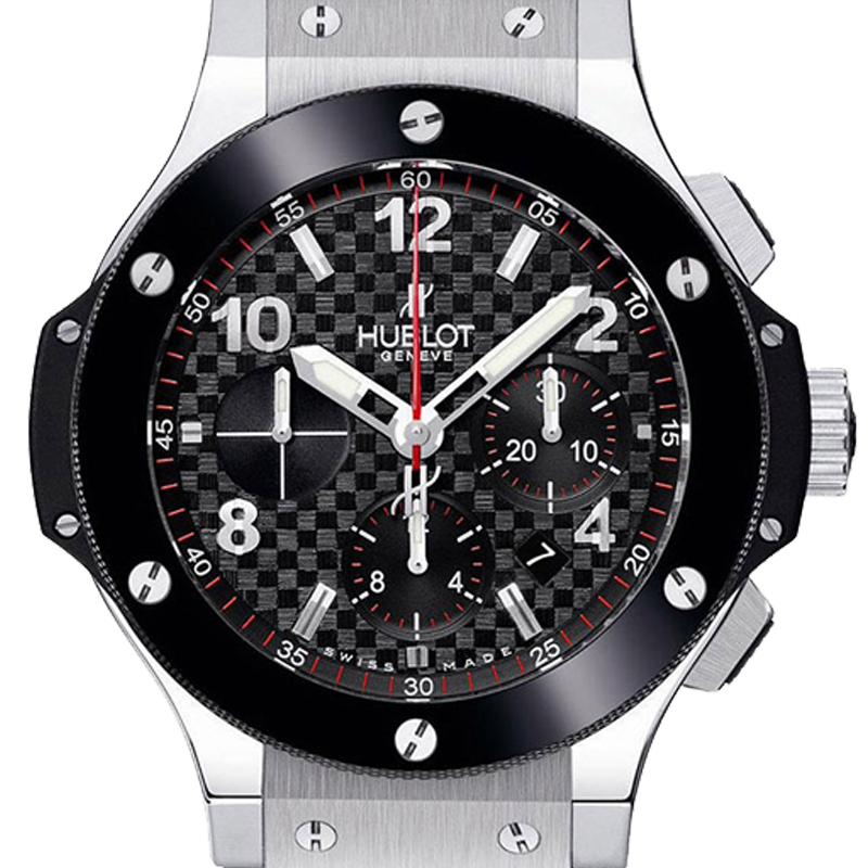 Hublot Big Bang 44mm Steel Watch with Ceramic Bezel 301.SB.131.RX