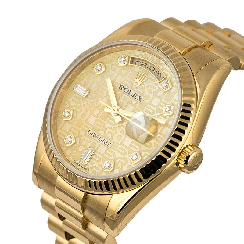 Rolex Day-Date 36 18ct Yellow Gold 118238