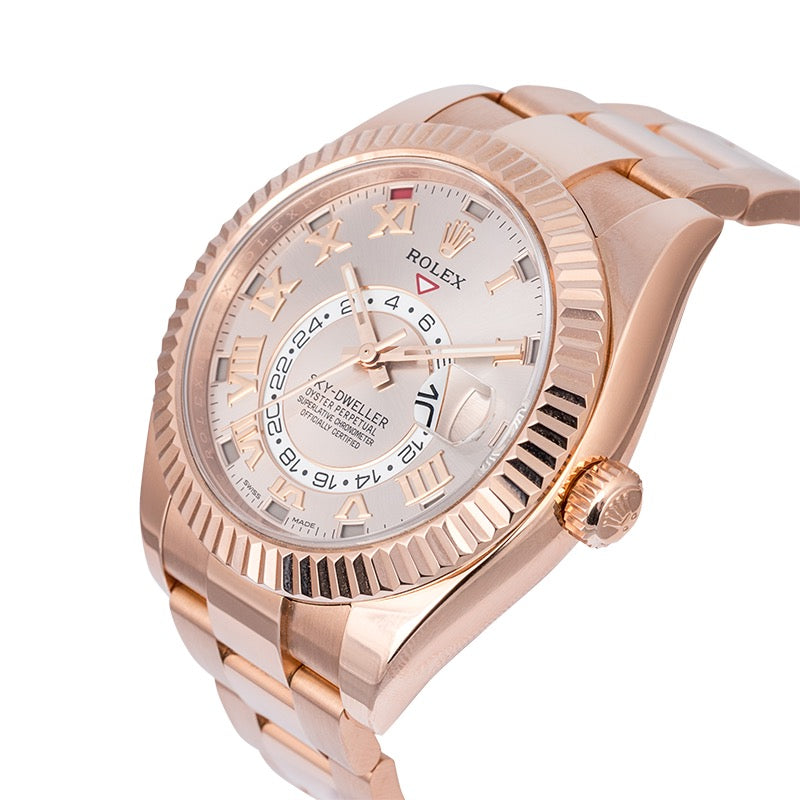 Rolex Sky-Dweller 18ct Everose Gold Sundust Dial 326935