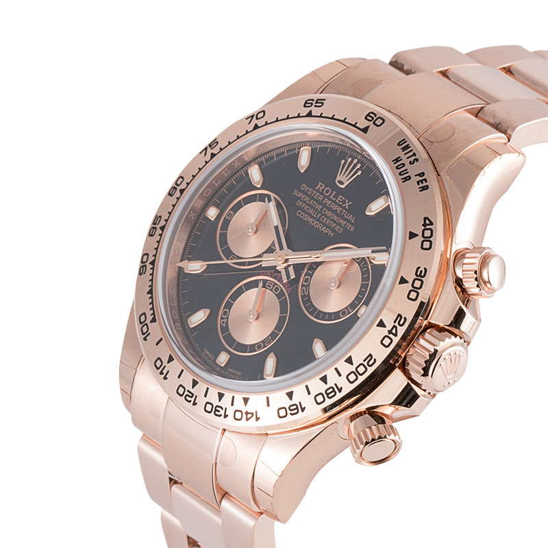 Rolex Cosmograph Daytona Everose Black-Pink/Index 116505