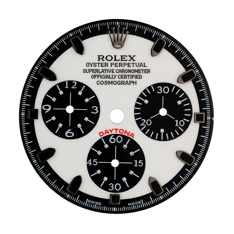 Custom White/Black Dial for Rolex Daytona