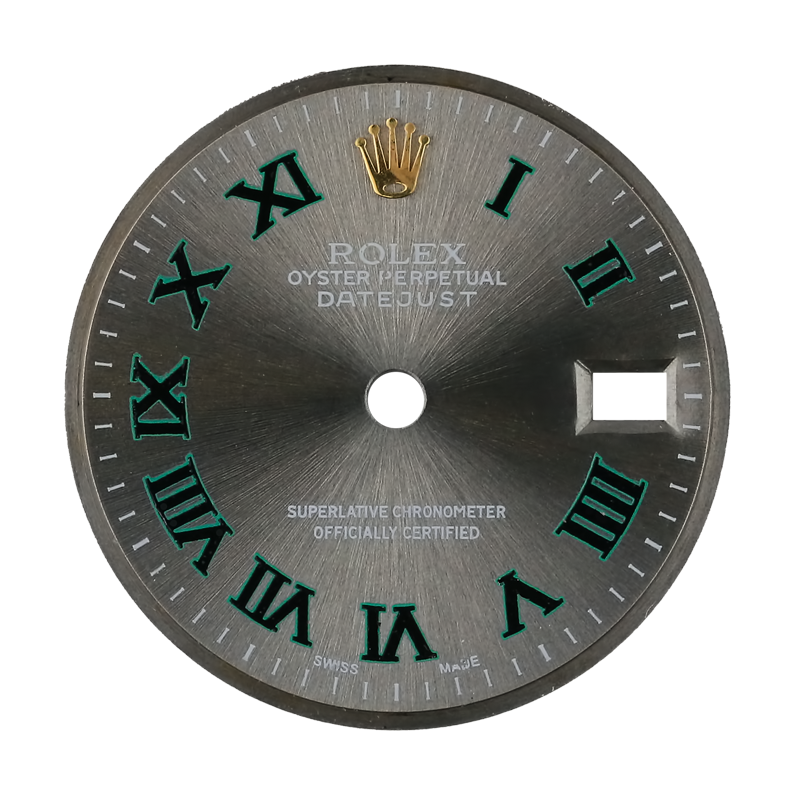 Rolex DateJust 26mm Steel Roman Numeral Custom Dial