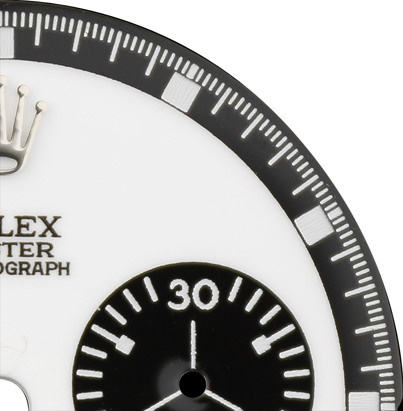 Rolex Daytona White/Black Custom Designed Dial 40mm