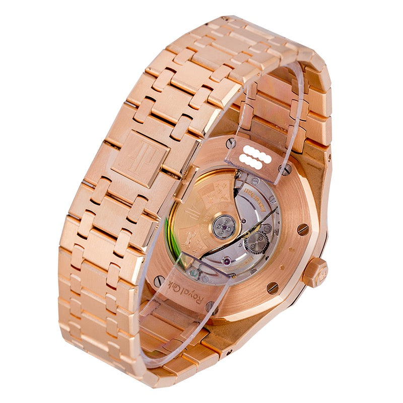 Audemars Piguet Royal Oak 41 Rose Gold with Silver-Toned Dial 15400OR.OO.1220OR.02