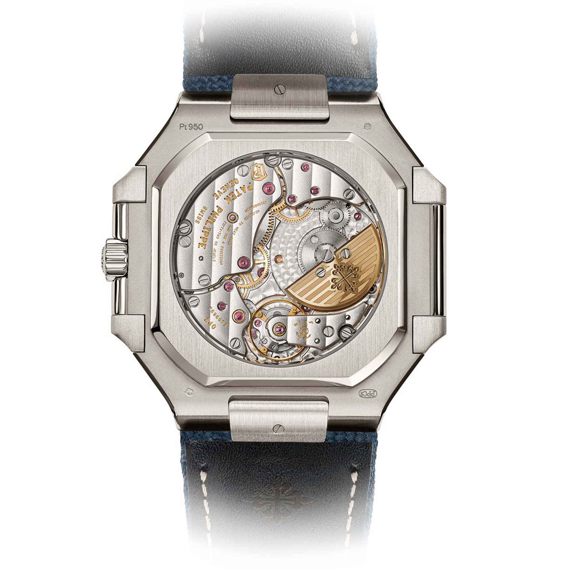 Patek Philippe Cubitus Platinum Blue Dial 5822P