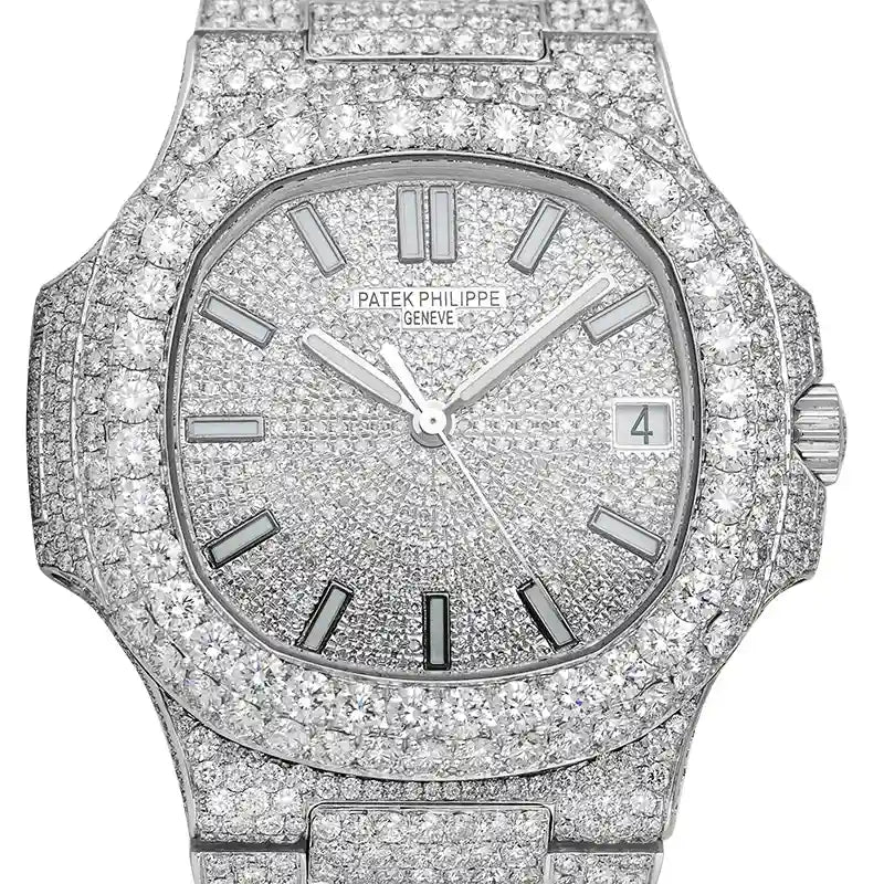 Custom Diamond Set Patek Philippe Nautilus 5711G