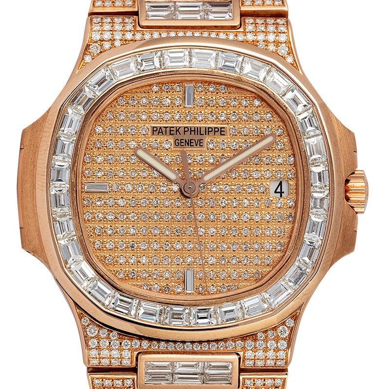 Patek Philippe Nautilus 5711R Custom Diamond Set