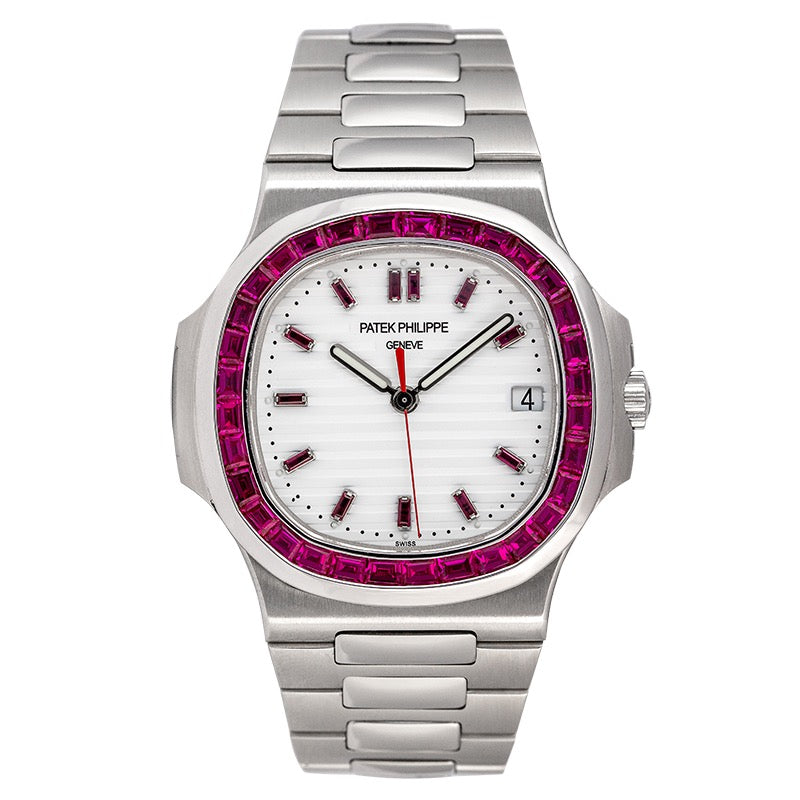 Custom Ruby Patek Philippe Nautilus 5711 Steel