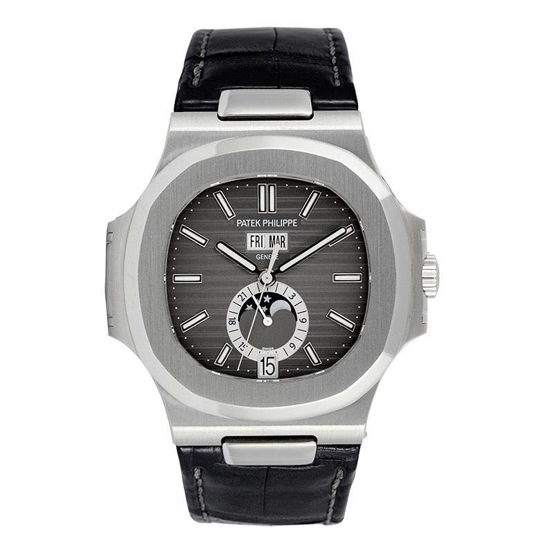 Patek Philippe Nautilus Stainless Steel & Leather 5726A-001