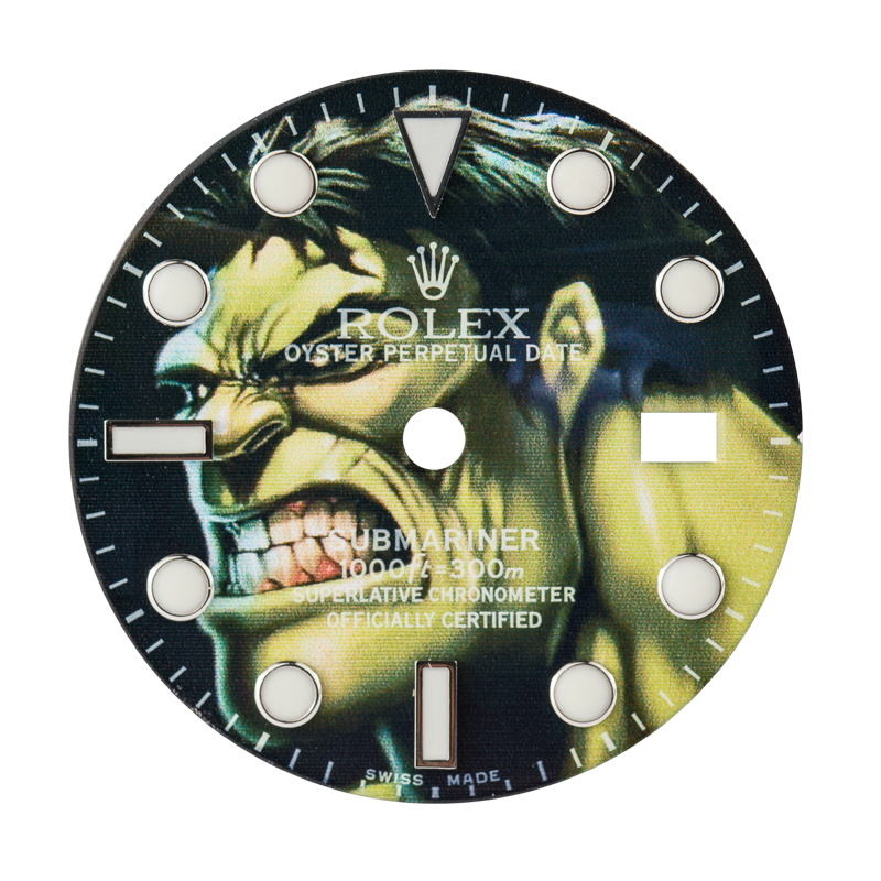 Rolex Submariner Hulk Print Custom Dial