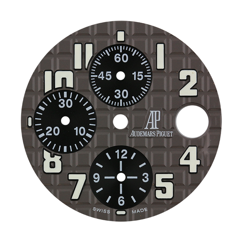 Audemars Piguet Royal Oak Offshore 42mm Gray Méga Tapisserie Pattern Original Factory Dial