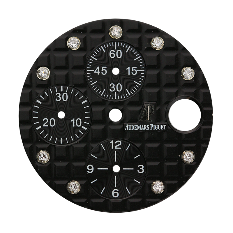 Audemars Piguet 42mm Black Méga Tapisserie Custom Dial