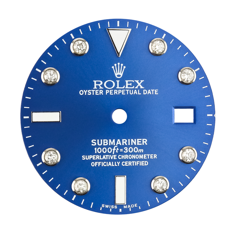 Rolex Submariner 40mm Blue/Diamonds Custom Dial