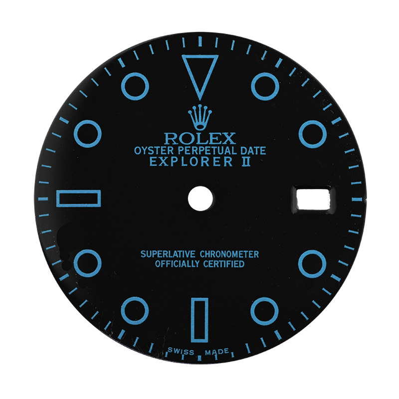 Rolex Explorer II Black/Blue Custom Dial