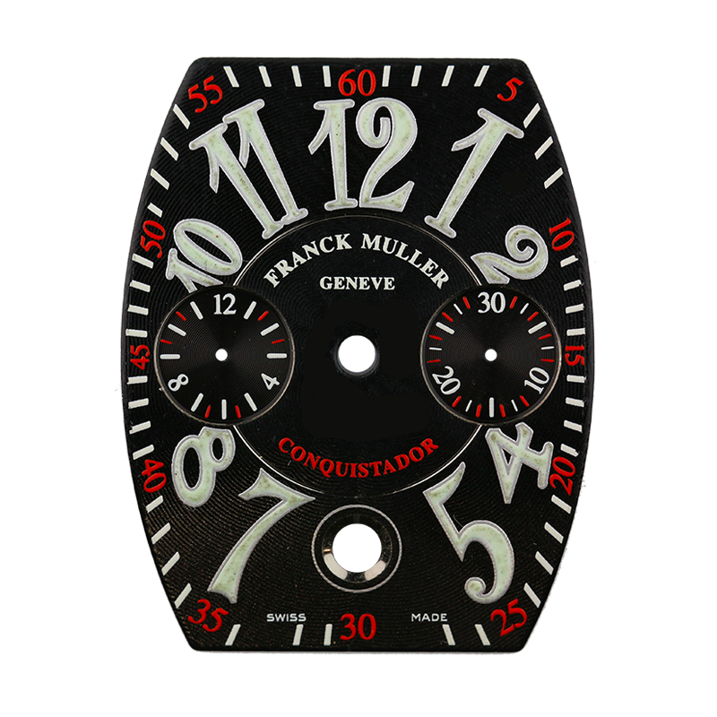 Franck Muller Conquistador 8005 K CC Black Custom Dial