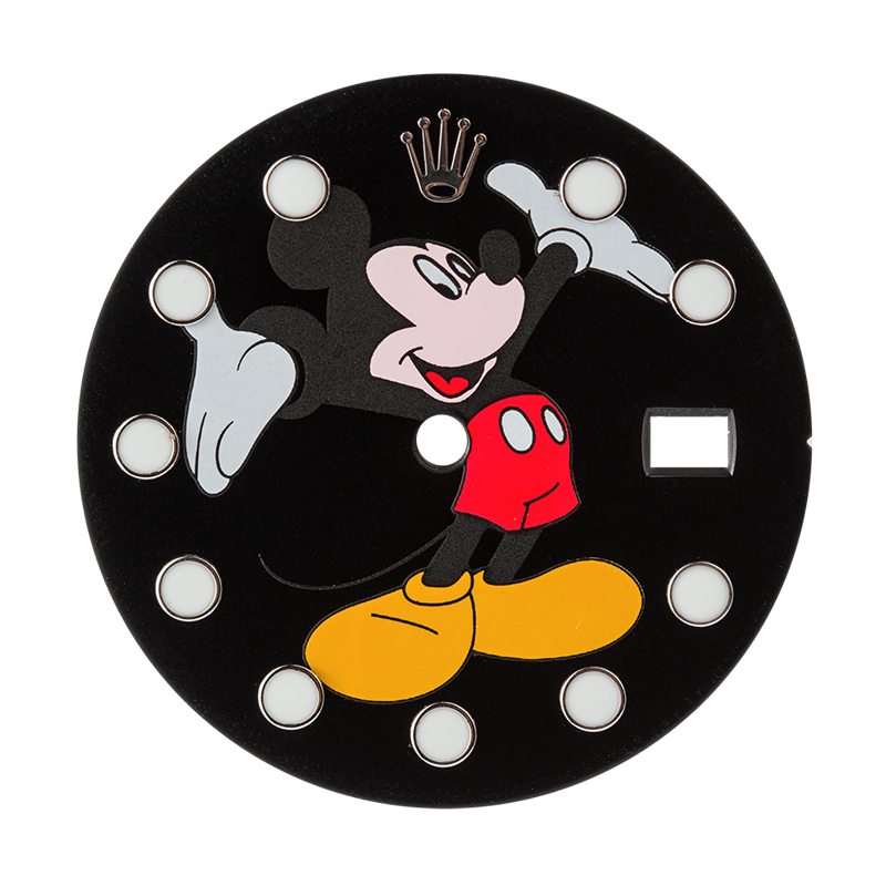 Rolex Submariner Mickey Mouse Print Custom Dial