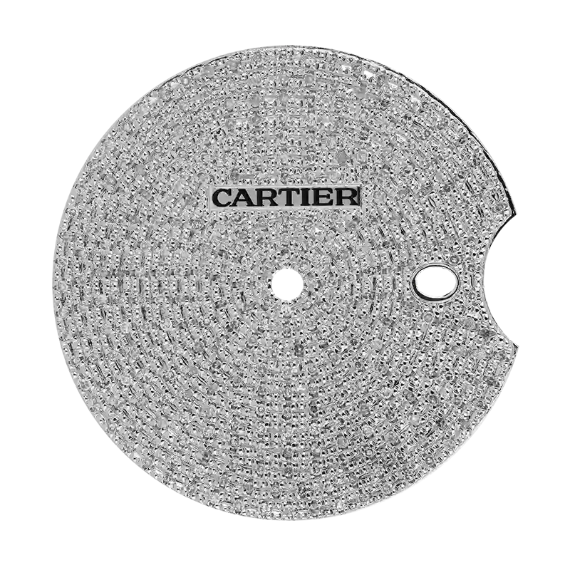 Cartier Ballon Bleu 42mm Diamond Pavé Custom Dial