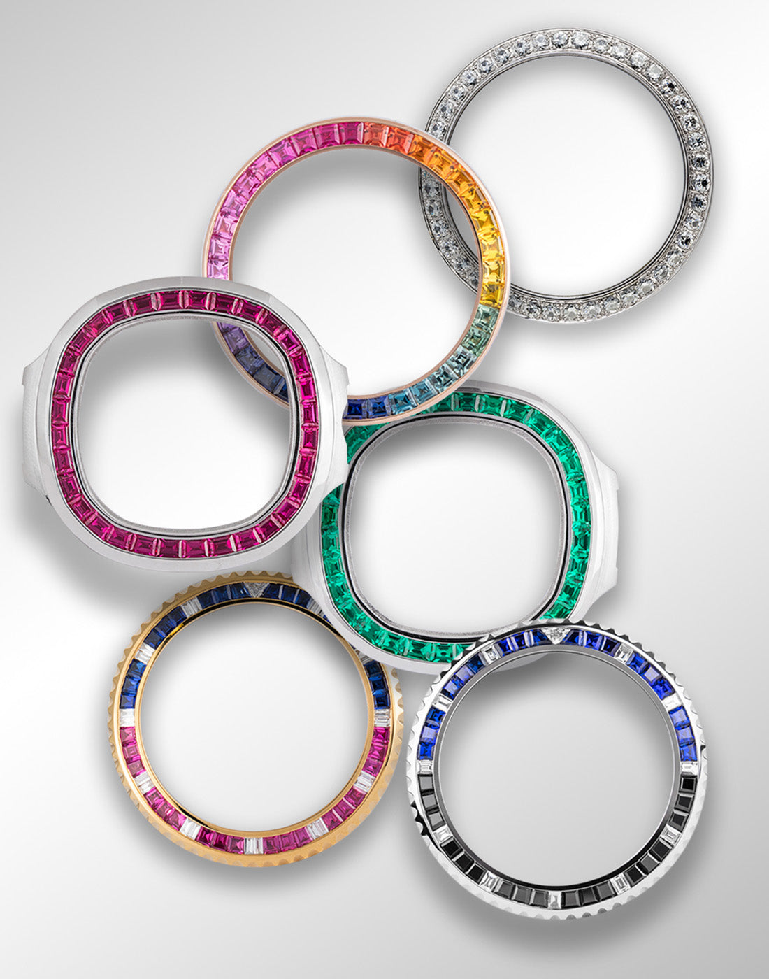 Diamond Set Bezels