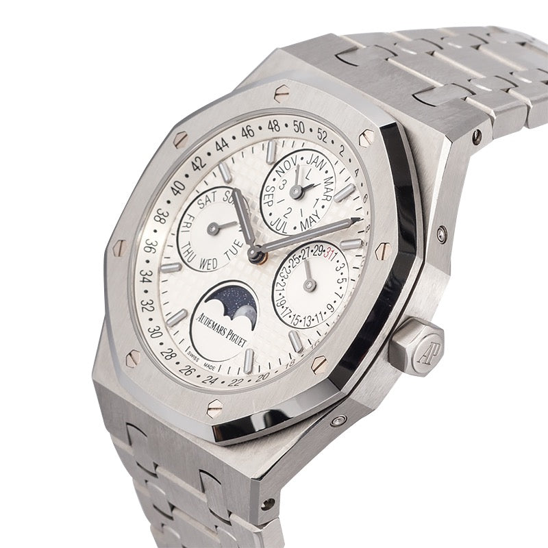 Audemars Piguet Royal Oak Perpetual Calender Steel White Dial 26574ST.OO.1220ST.01