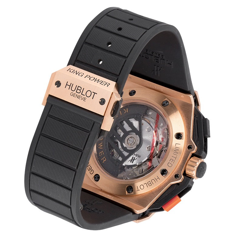 Hublot King Power UEFA Rose Gold Diamond Set Watch 716.OM.1129.HR.EUP12