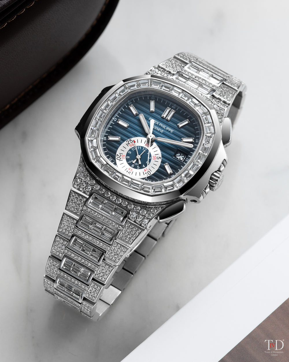 Custom Patek Philippe Nautilus 5980/1A Diamond