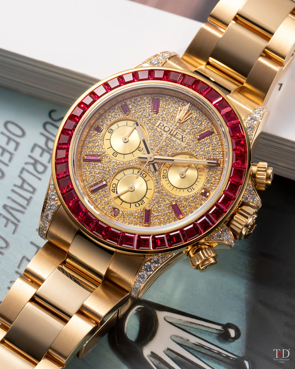 Custom Rolex Daytona 116508 Ruby