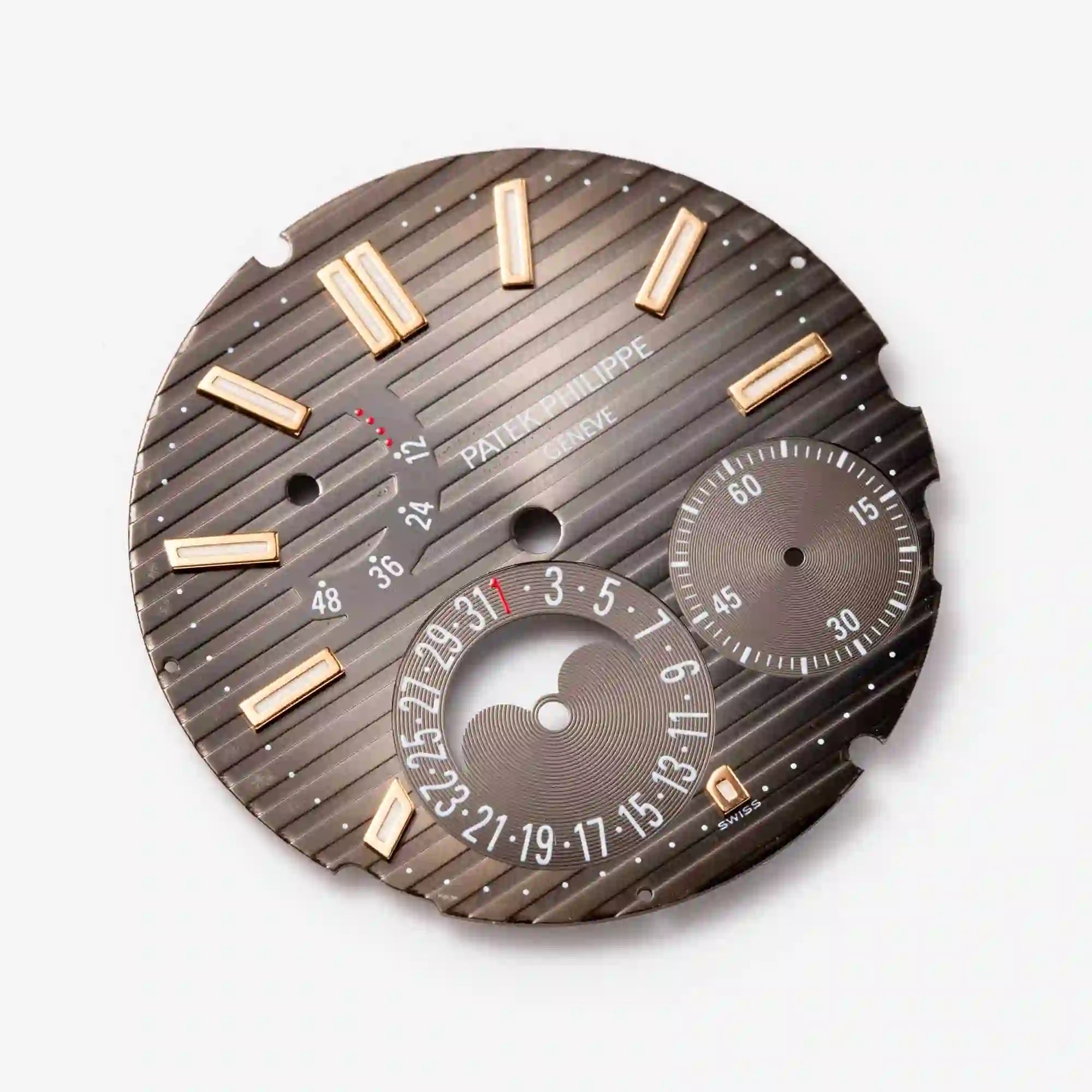 Side View - Factory Grey Dial for Patek Philippe Nautilus 5712R