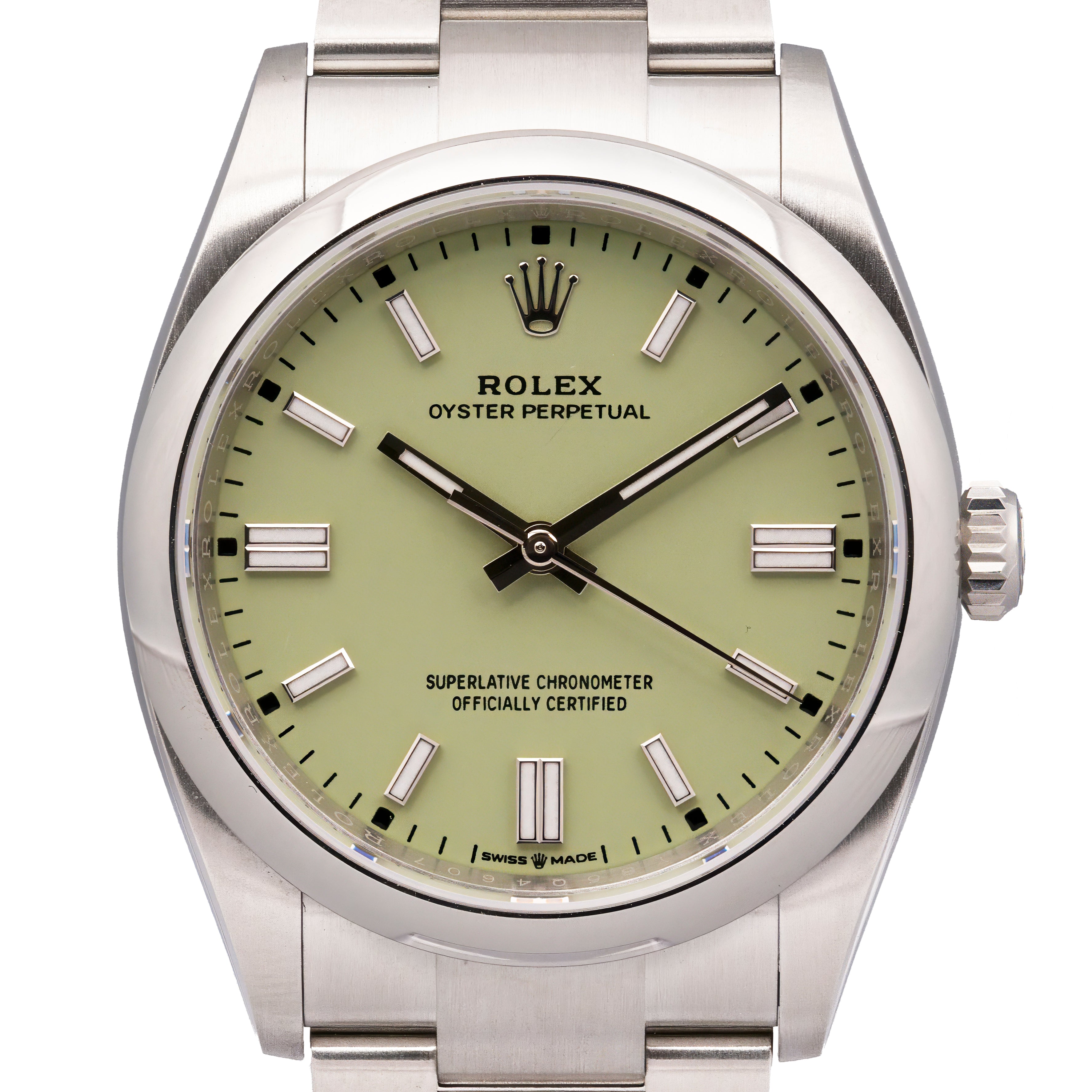 Rolex Oyster Perpetual 36 126000 Pistachio Dial