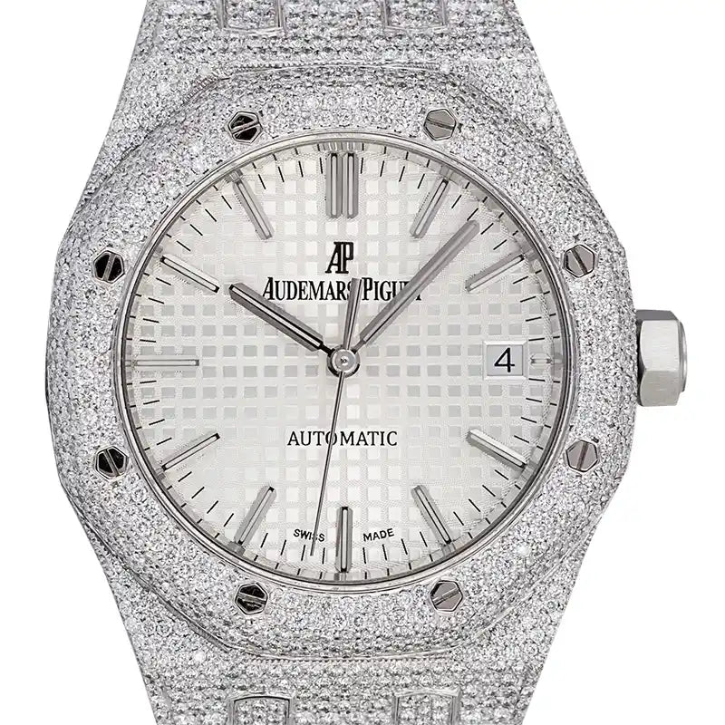 Custom Diamond Set Audemars Piguet Royal Oak 37mm 