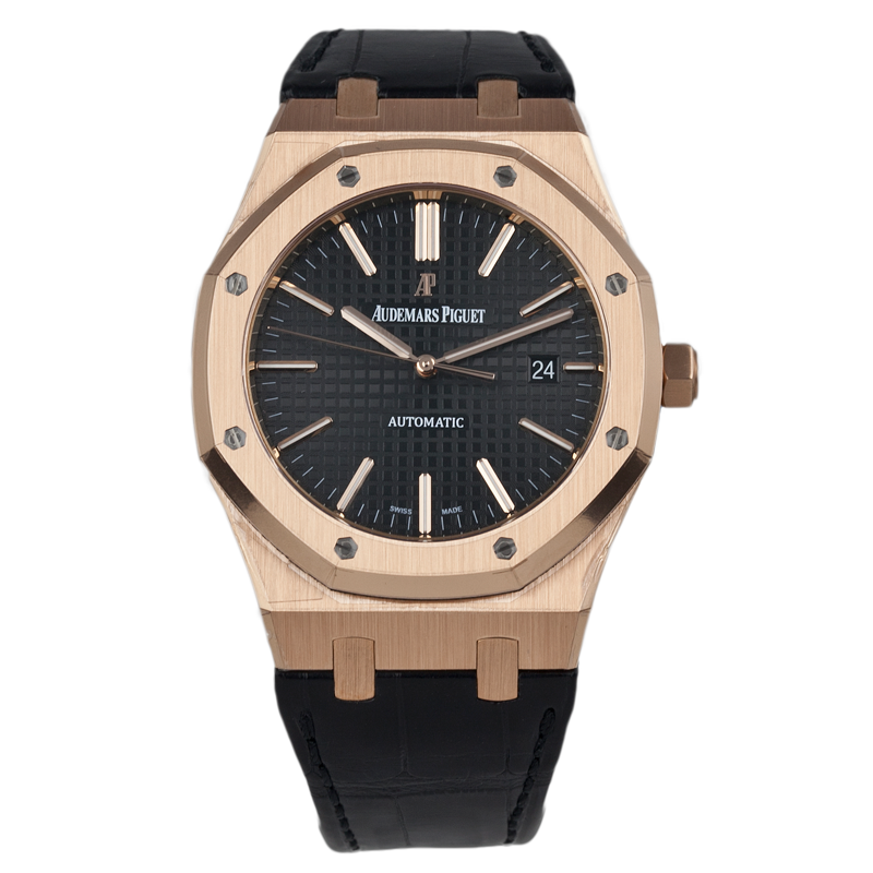 Audemars Piguet Royal Oak Rose Gold Leather 15450OR.OO.D002CR.01