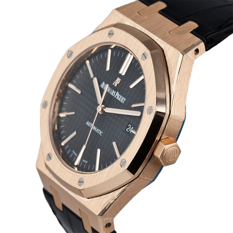 Audemars Piguet Royal Oak Rose Gold Leather 15450OR.OO.D002CR.01