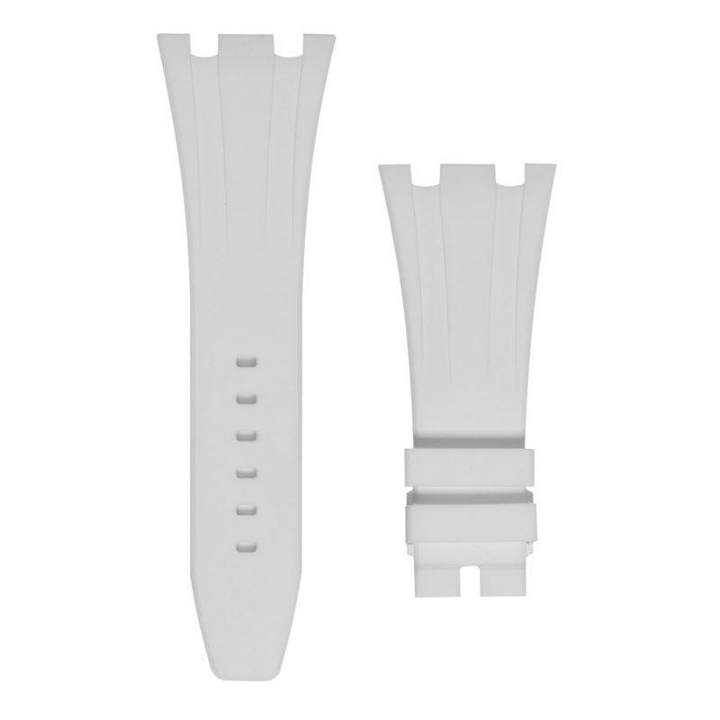 Audemars Piguet Royal Oak Offshore White Rubber Custom Strap 42mm